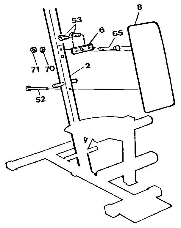 Lifestyler 35415666 backrest assembly diagram