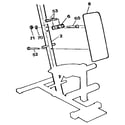 Lifestyler 15666 - AIR POWER XT1 backrest assembly diagram