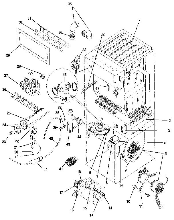 ICP NLCU075AG01 functional replacement diagram