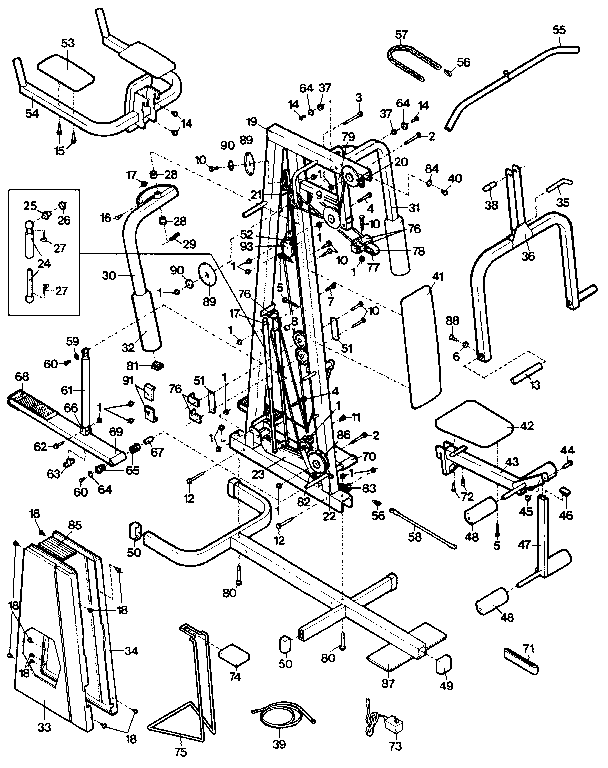 Lifestyler 831157026 unit parts diagram