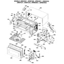 GE JEM825K01 microwave parts diagram