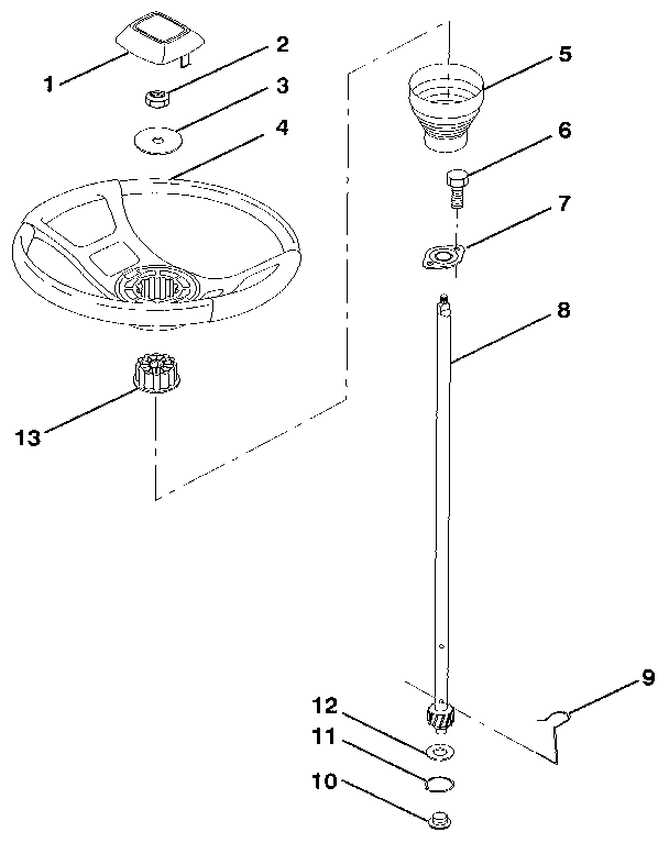 Craftsman 917256881 steering wheel diagram
