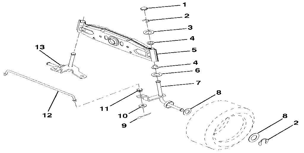 Craftsman 917256881 front axle diagram