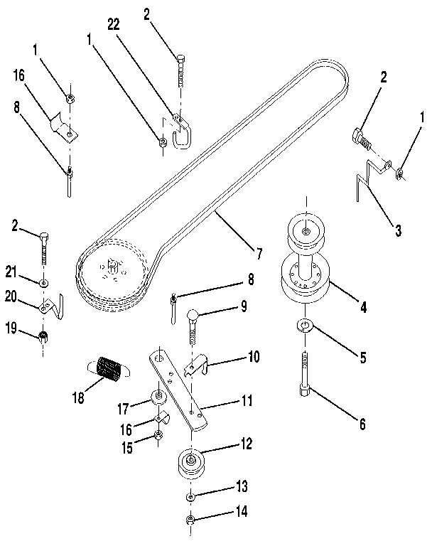 Craftsman 917256881 ground drive diagram