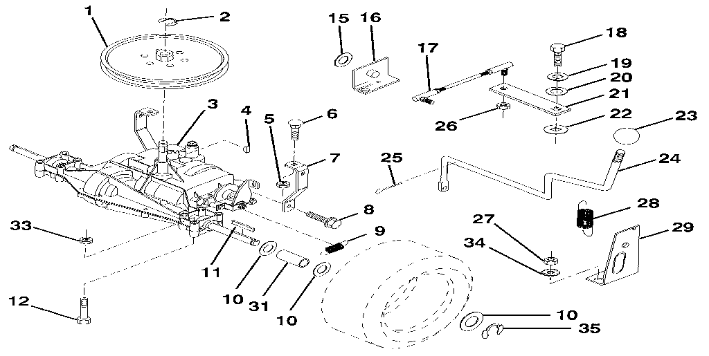 Craftsman 917256881 transaxle diagram
