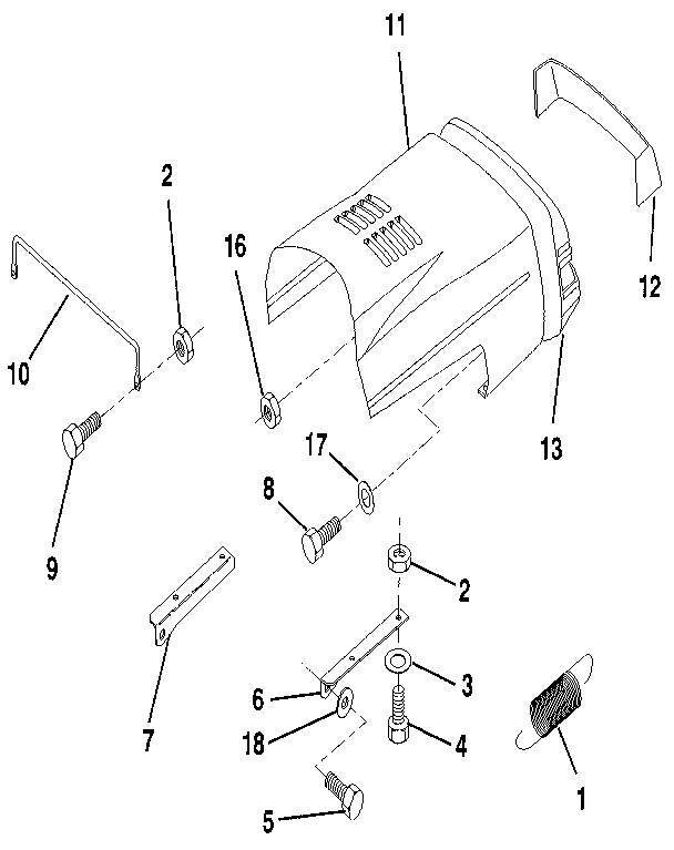 Craftsman 917256851 hood diagram