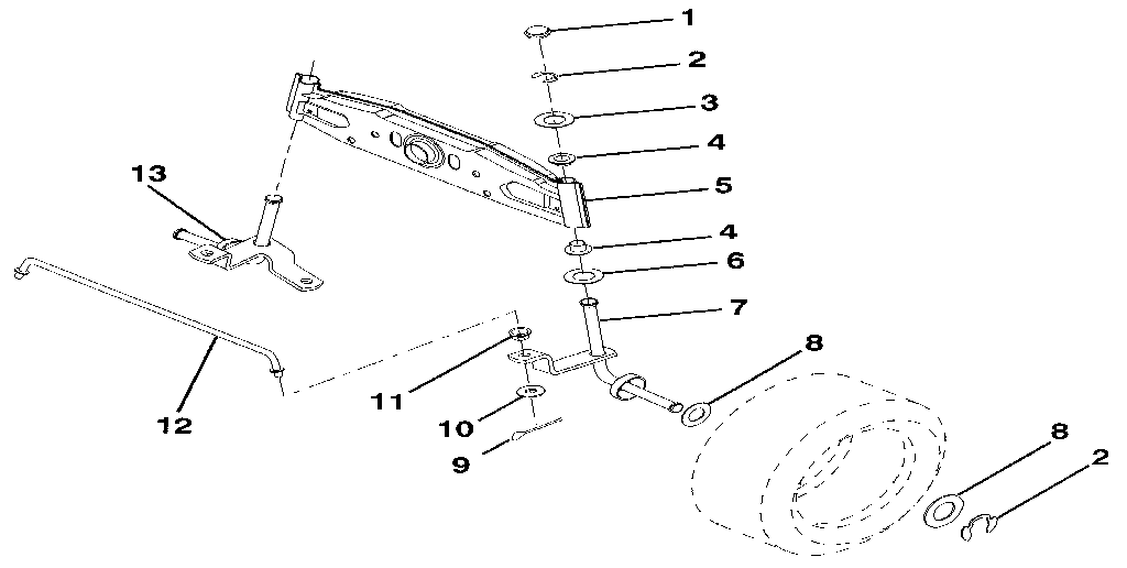 Craftsman 917256851 front axle diagram