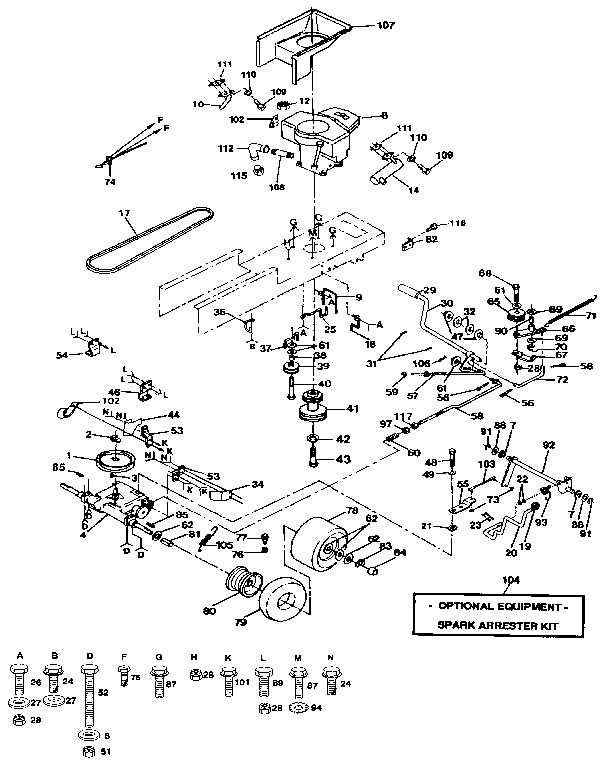 Craftsman 917255941 drive diagram
