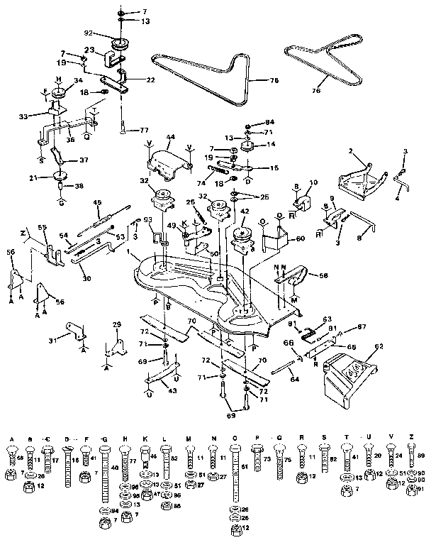 Craftsman 917255941 mower diagram