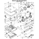 Kenmore 1163236790 nozzle and motor diagram