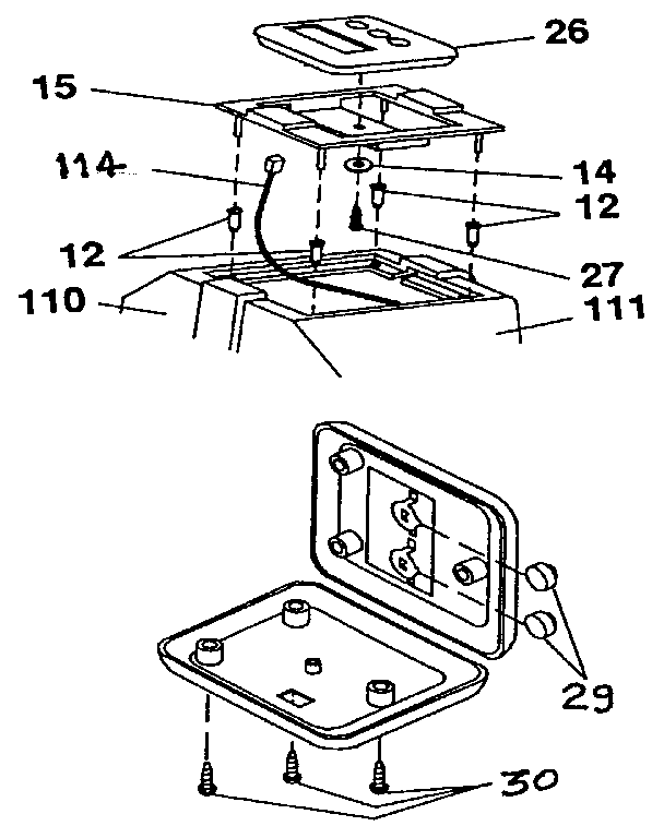 DP 14-3700 electronic monitor diagram