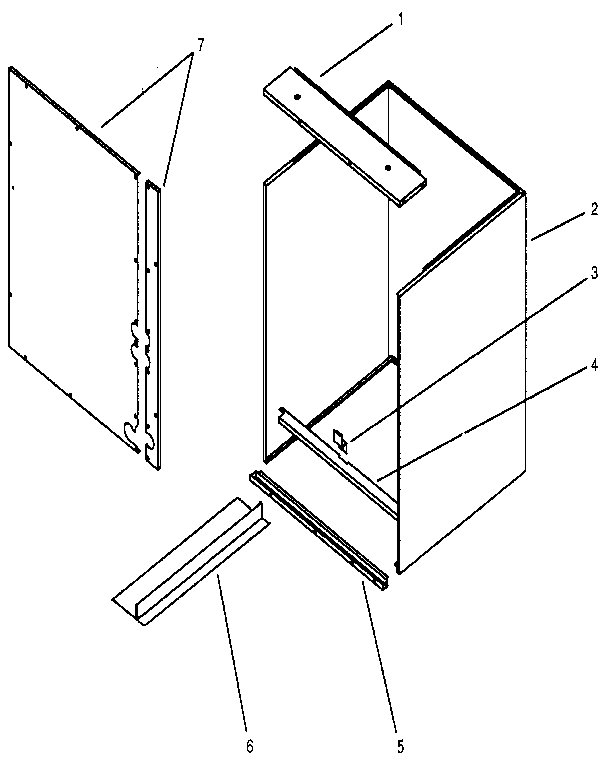 ICP EPC5542JA1 non-functional replacement parts diagram