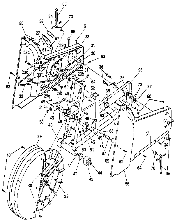 Lifestyler 290603 wheel assembly diagram