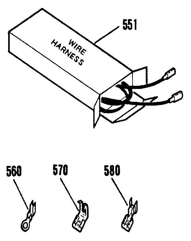 Kenmore 9114132991 wire harnesses and components diagram