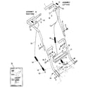 Craftsman 536886531 handle assembly diagram