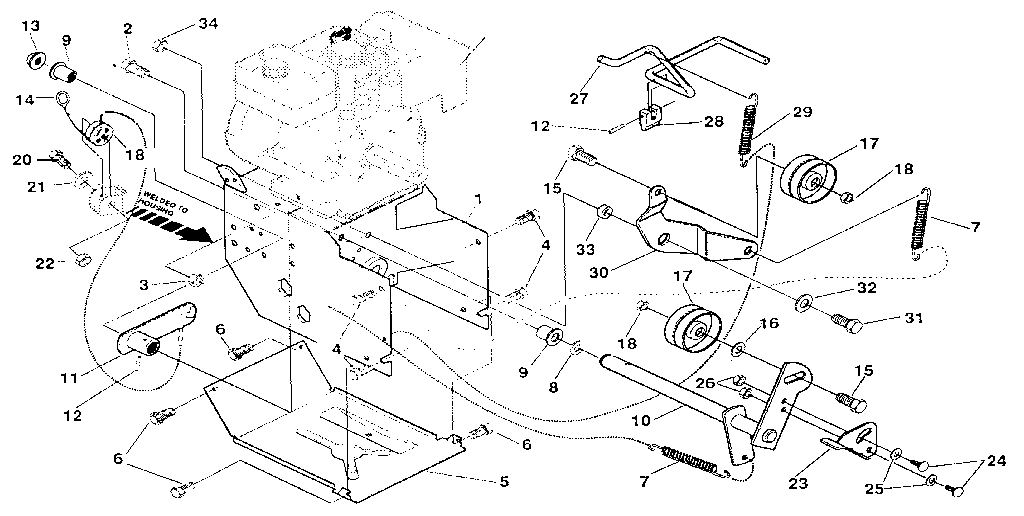 Craftsman 536886531 frame components diagram