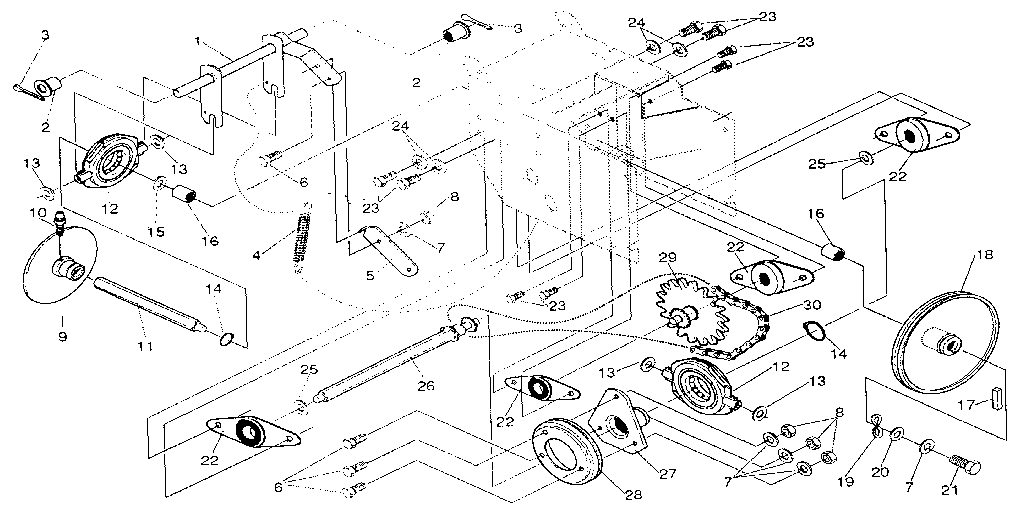 Craftsman 536886531 drive components diagram