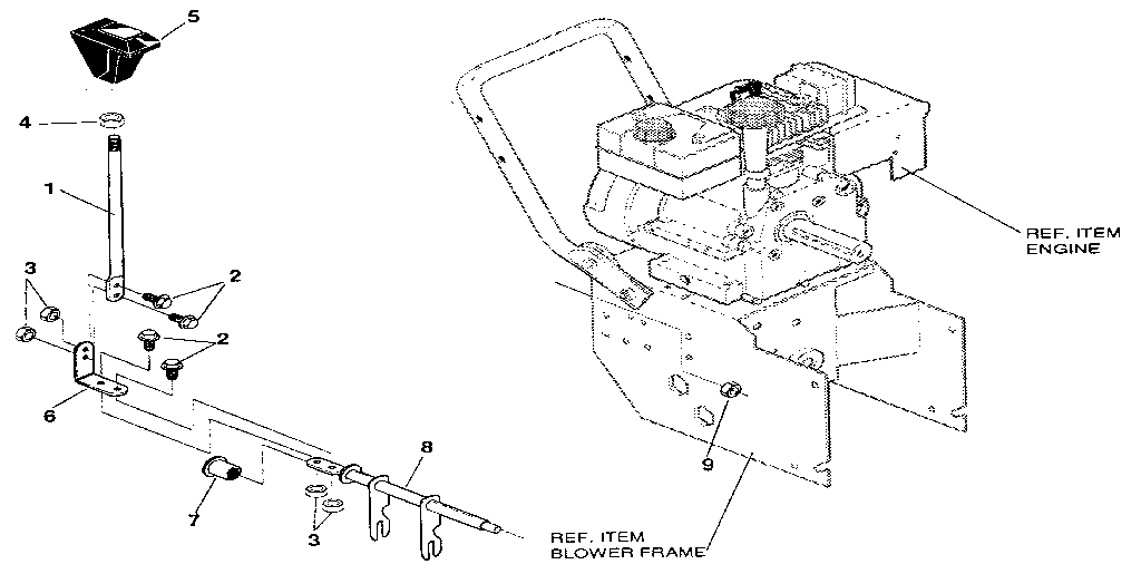 Craftsman 536886531 shift yoke diagram
