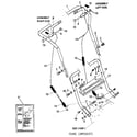 Craftsman 536884822 handle assembly diagram