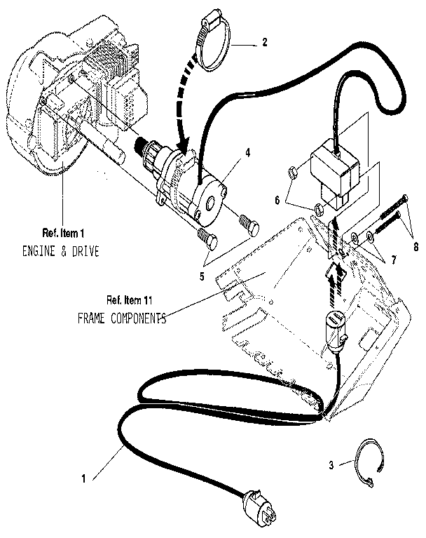 Craftsman 536884350 electric starter diagram