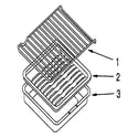 Whirlpool SF387PEYW0 oven rack diagram