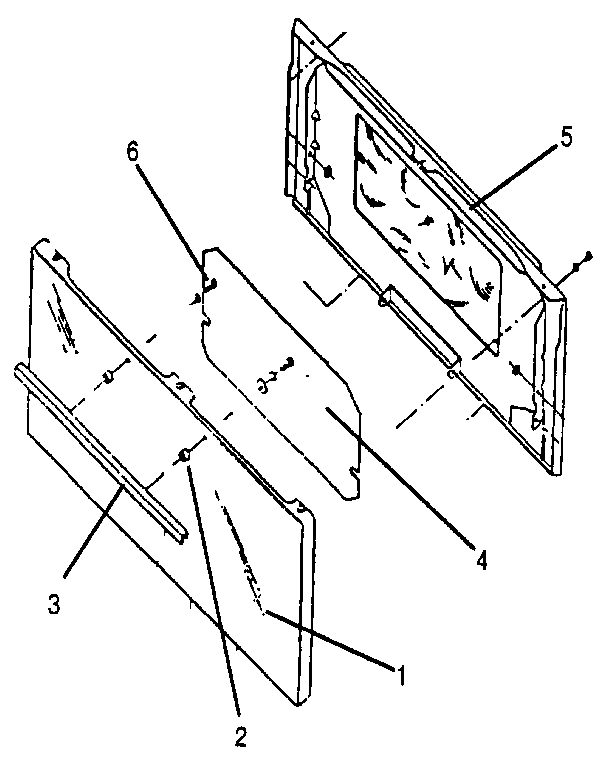 Kenmore 9607402190 oven door diagram