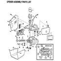 Craftsman 139536191SR opener assembly diagram