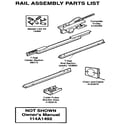 Craftsman 139536191SR rail assembly diagram