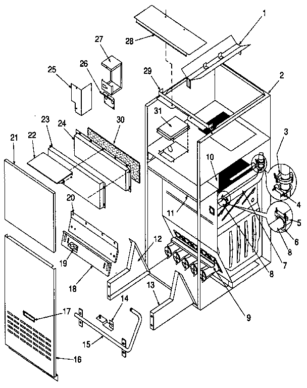 ICP NDGK050DF06 non-functional diagram