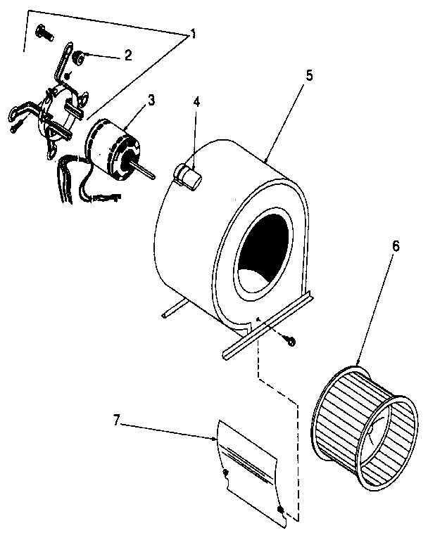 ICP NDGK050DF06 blower diagram