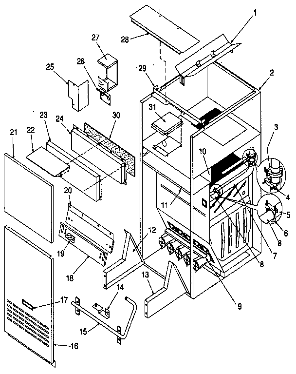 ICP NDGK075DF07 non-functional diagram