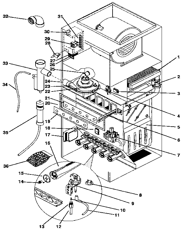 ICP NDLK050DF06 functional diagram