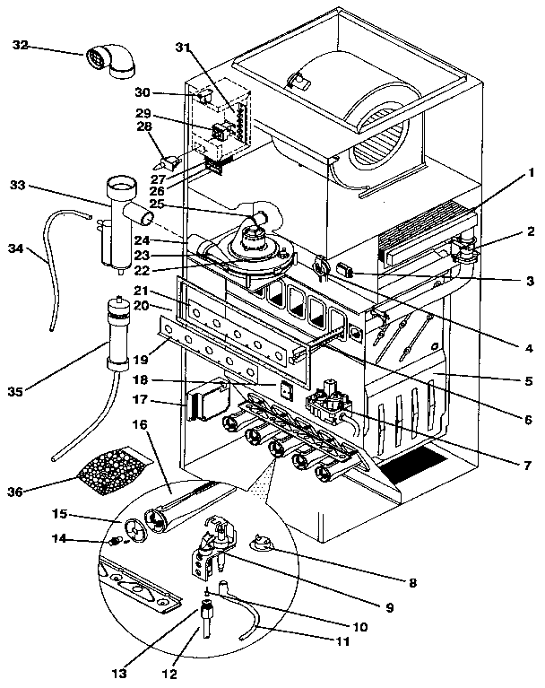 ICP NDLK125DK05 functional diagram