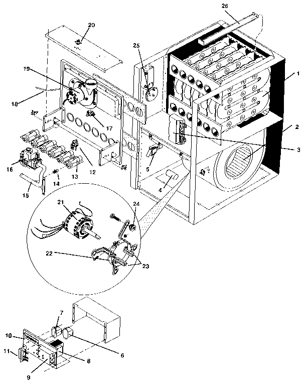 ICP NUG5100BFA1 functional diagram
