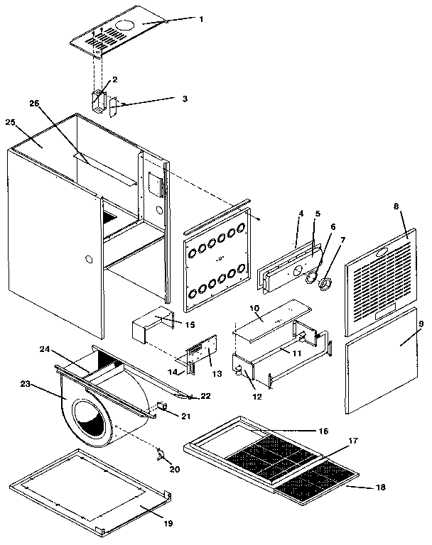 ICP NUL5125BHA1 non-functional diagram