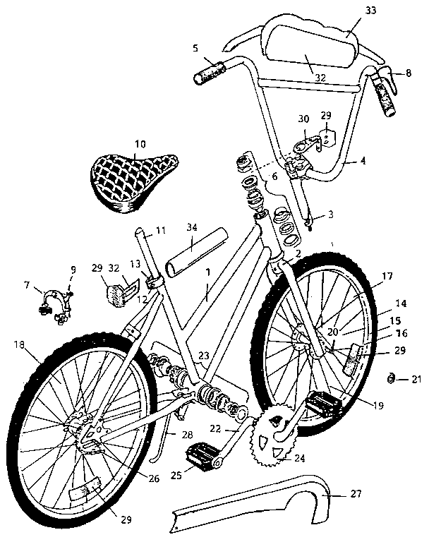 Sears 507455300 unit parts diagram