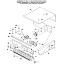 Kenmore 9114832591 control section diagram