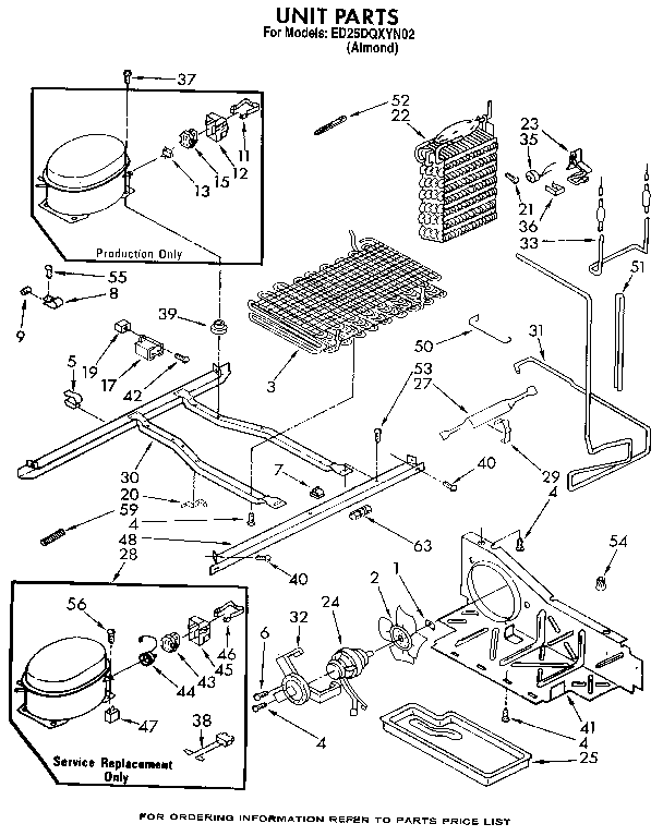 Whirlpool ED25DQXYN02 unit diagram