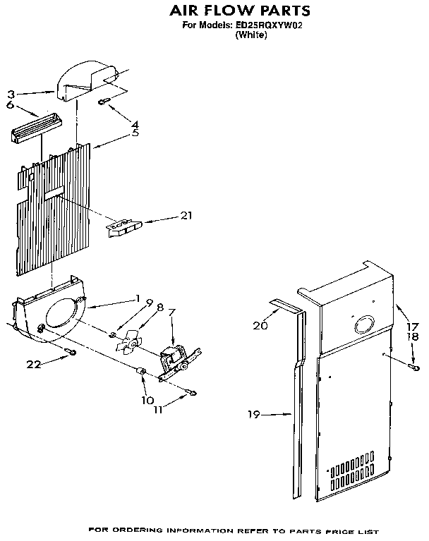 Whirlpool ED25RQXYW02 airflow diagram