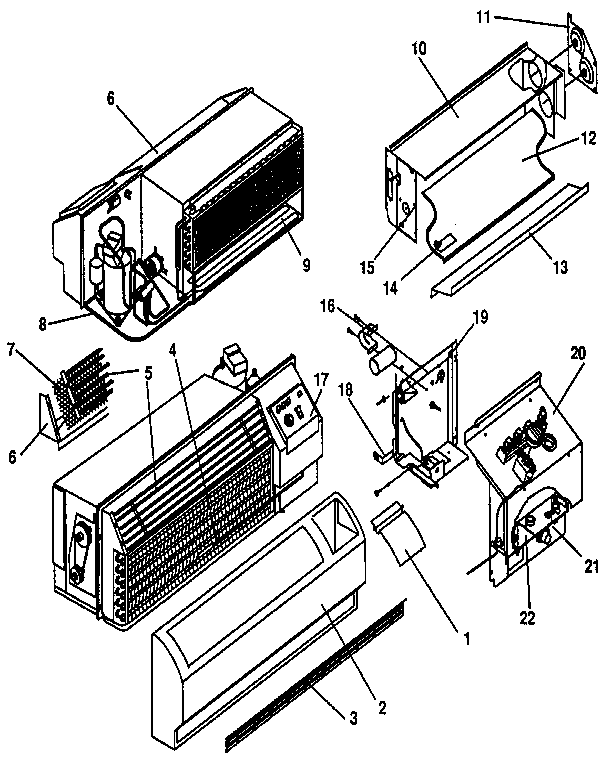 Climette/Keeprite/Zoneaire THA07K34STC non functional diagram