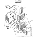 Kenmore 1069731270 cabinet diagram