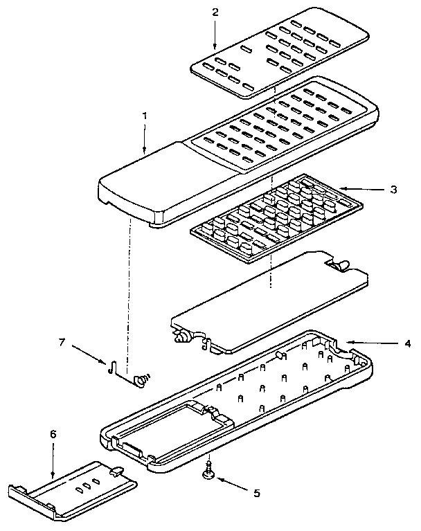 LXI 56443218192 remote control transmitter diagram