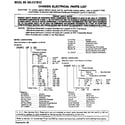 LXI 56443218192 chassis electrical parts list diagram