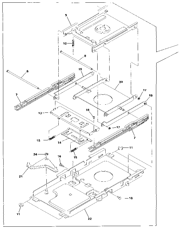 Pioneer CLD-M450 chassis diagram