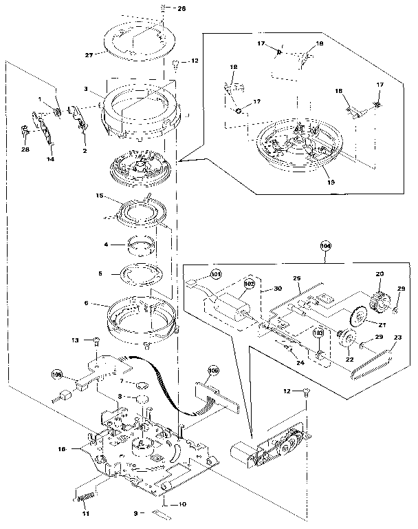 Pioneer CLD-M450 deflection yoke diagram