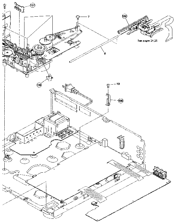 Pioneer CLD-M450 chassis diagram