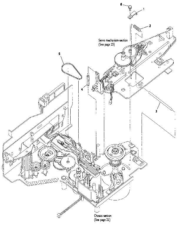 Pioneer CLD-M450 belt diagram