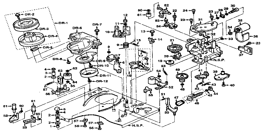 Fisher FVH4907 mechanism diagram