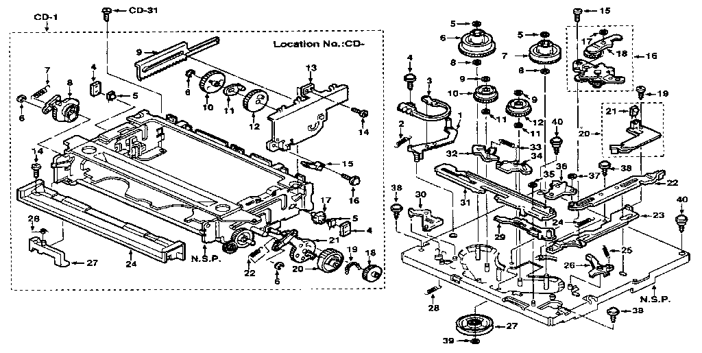 Fisher FVH4907 mechanism diagram