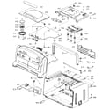 Fisher PH-D5500 cabinet exploded view (1) diagram